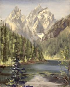 1939 Painting from Wyoming Painting Trip
